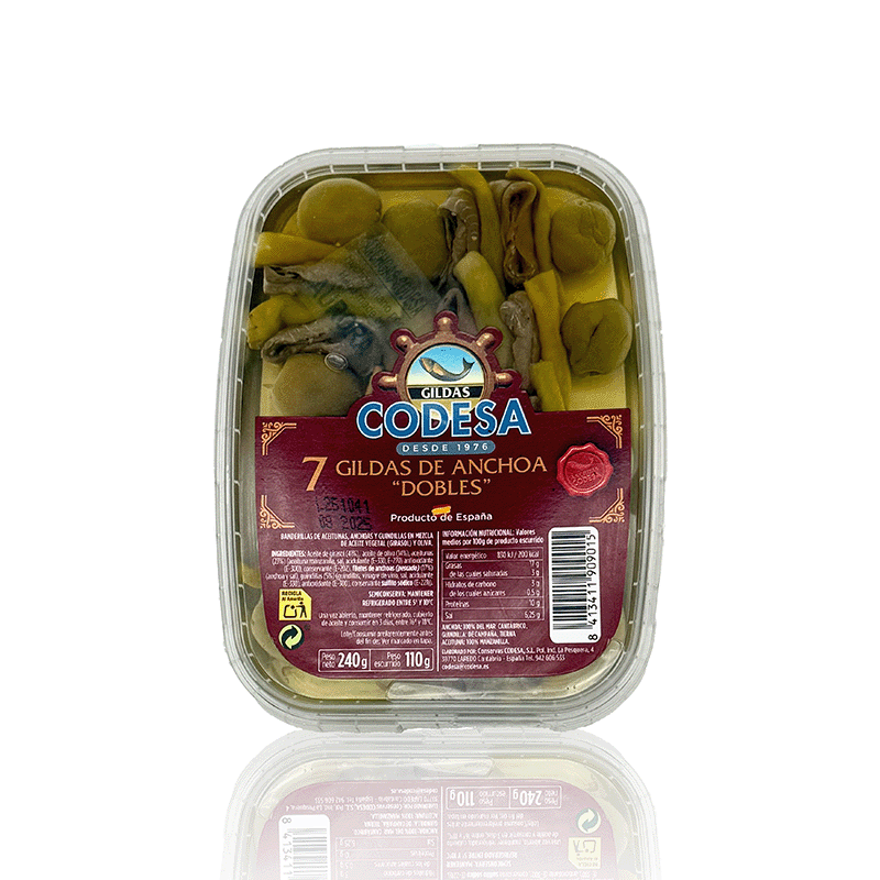 Gildas de Anchoas, 7 doppelt bestückte Spieße, Codesa
