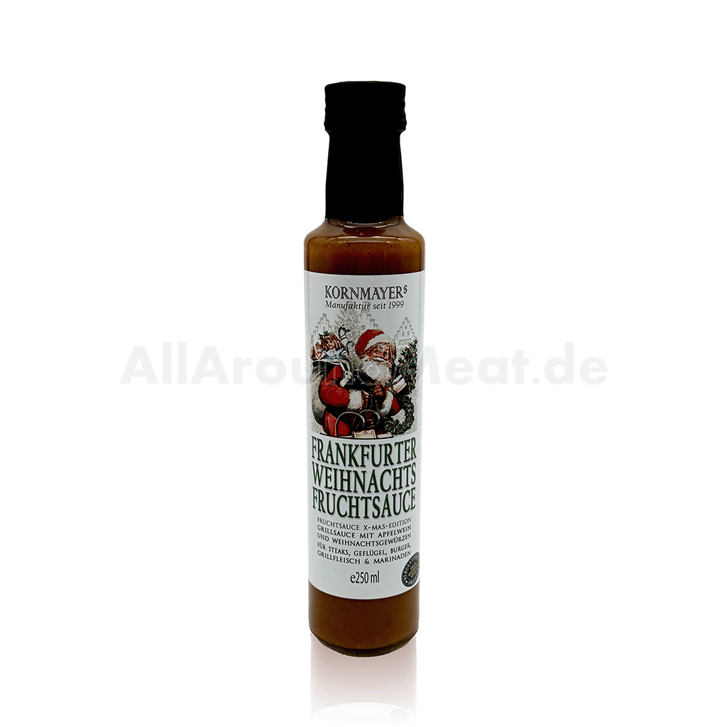 Frankfurter Weihnachtsfrucht Sauce, Kornmayers, 250 ml Frankfurter Weihnachtsfrucht Sauce, Kornmayers, 250 ml