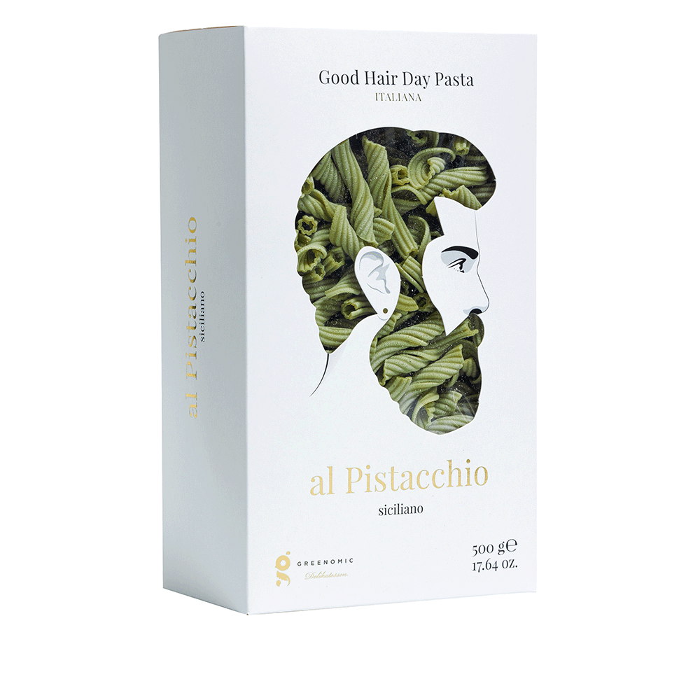 Good Hair Day Pasta al Pistacchio siciliano, 500 g, Greenomic