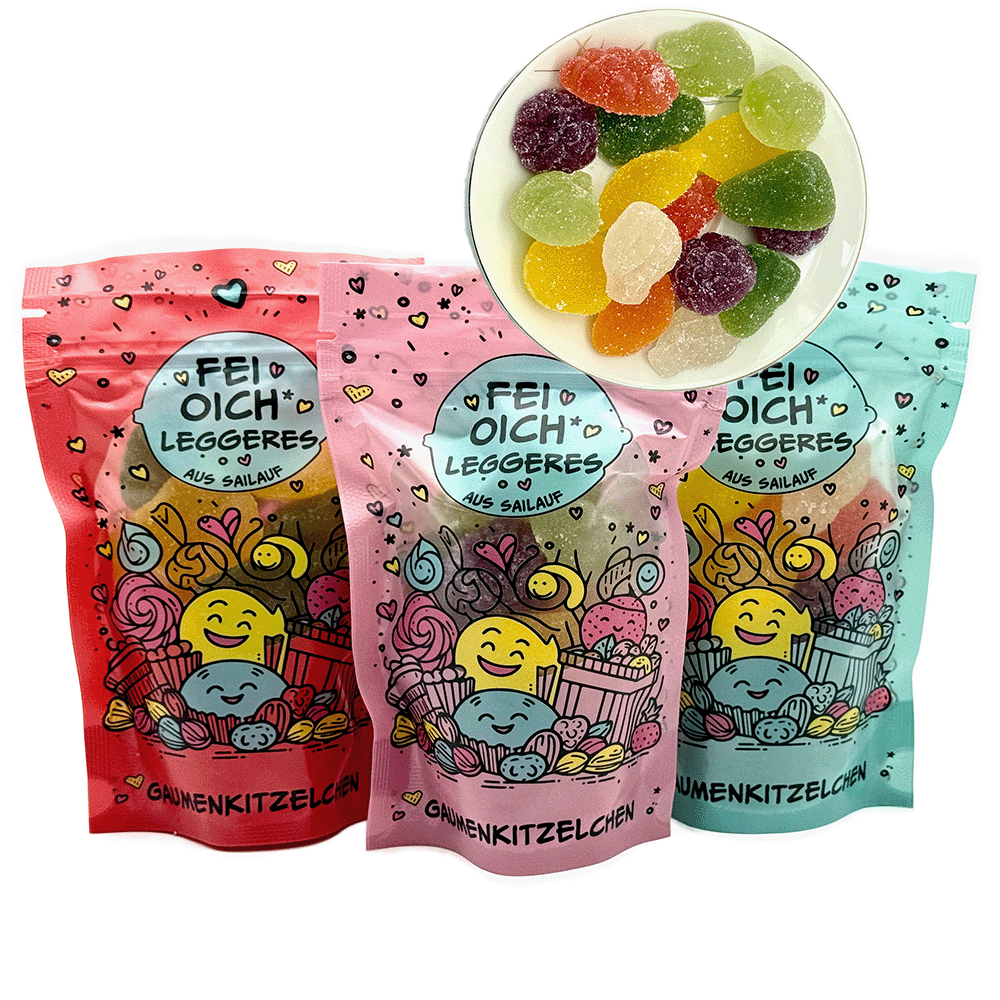 Gelee-Früchte, 200 g, verschiedene Farben Gelee-Früchte, 200 g, verschiedene Farben