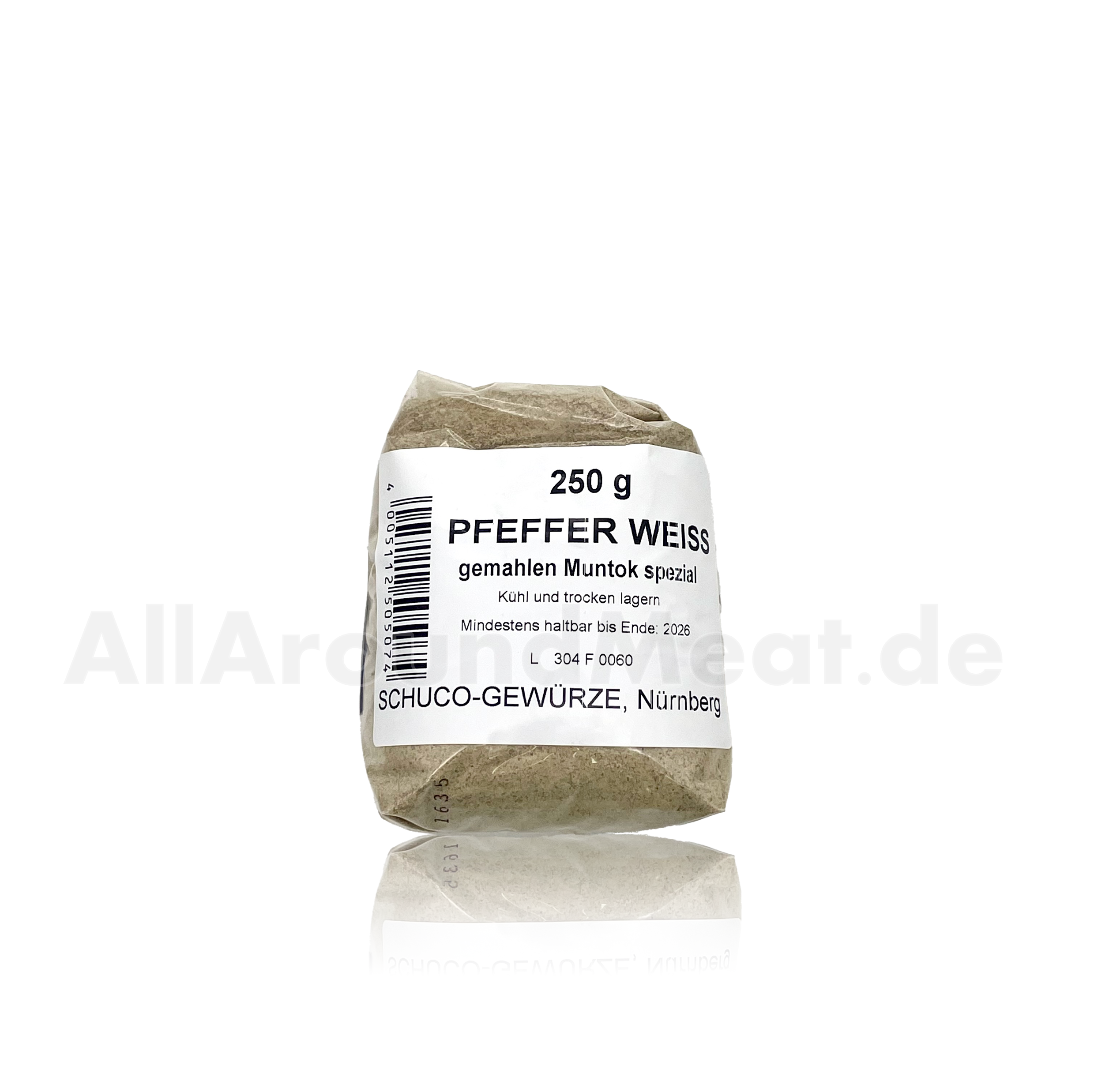 Pfeffer weiß gemahlen 250 g Schuco Pfeffer weiß gemahlen 250 g Schuco