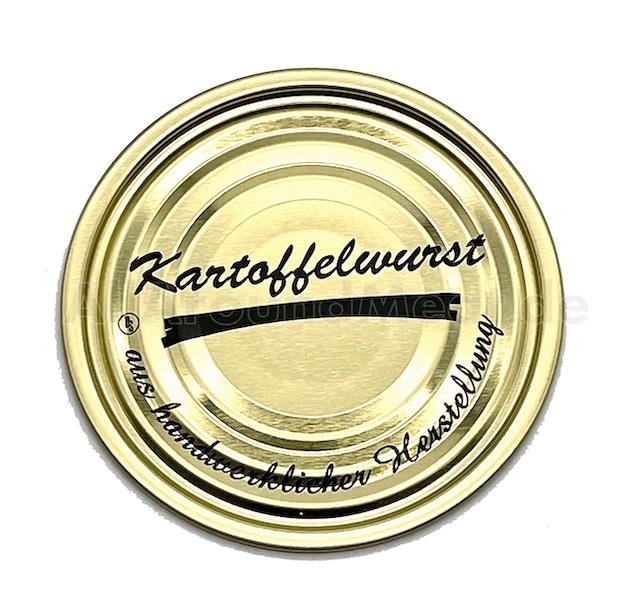 Dosendeckel -Kartoffelwurst- 99er (100 Stück)