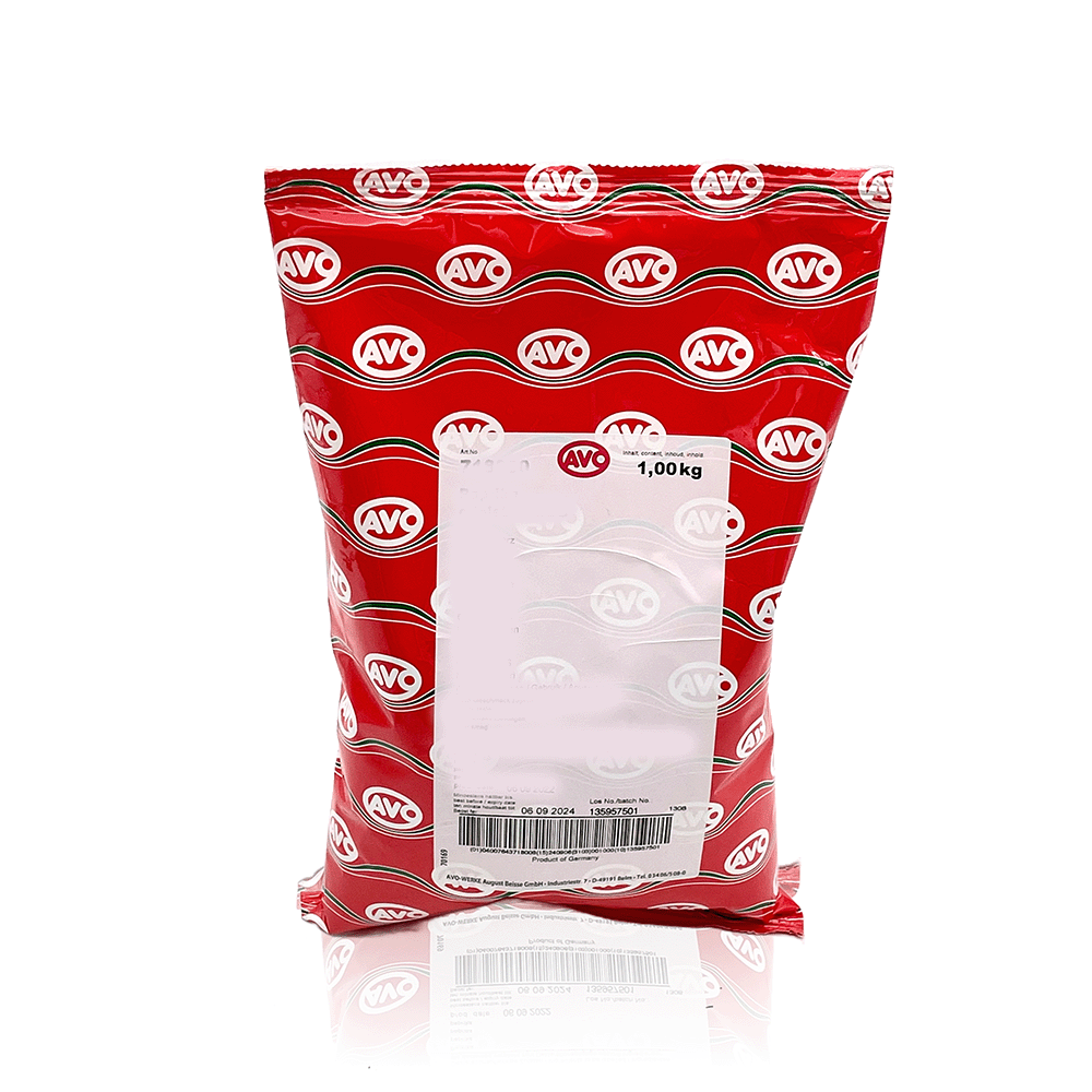 Gekochte Zwiebelmettwurst im Geleemantel "FREE", 1 Kg, AVO, ohne Glutamat und ohne Allergene