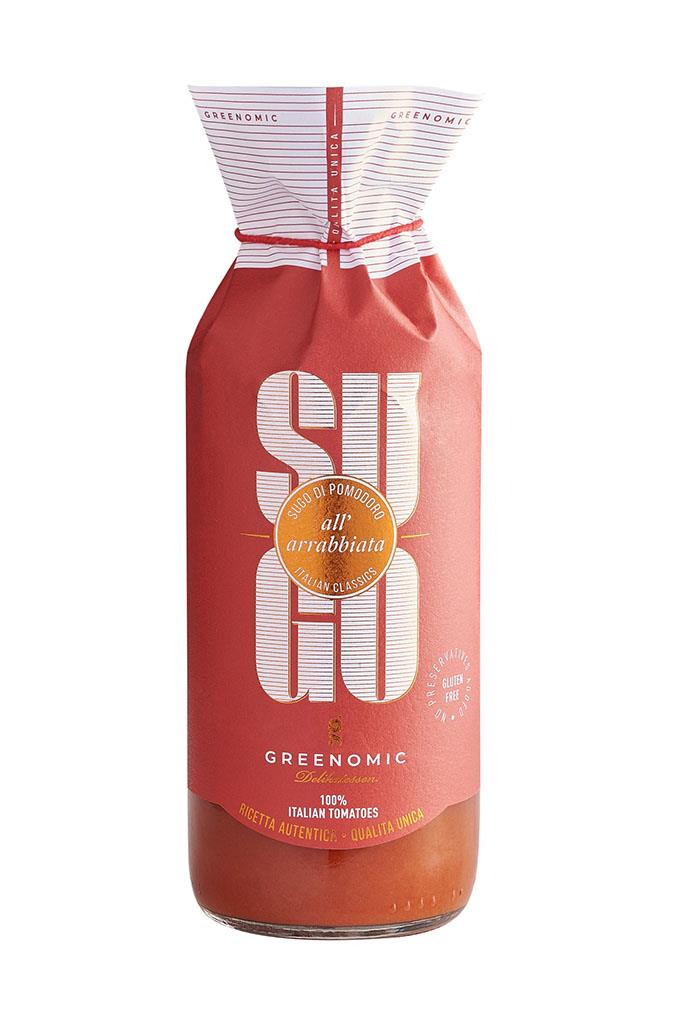 Sugo Chef Franceso Arrabbiata 500 g, Greenomic Sugo Chef Franceso Arrabbiata 500 g, Greenomic