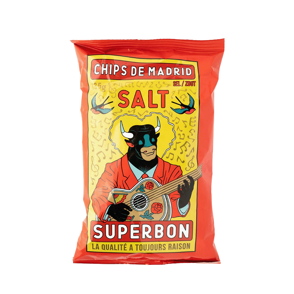 Chips Superbon mit Salz, 135 g Beutel