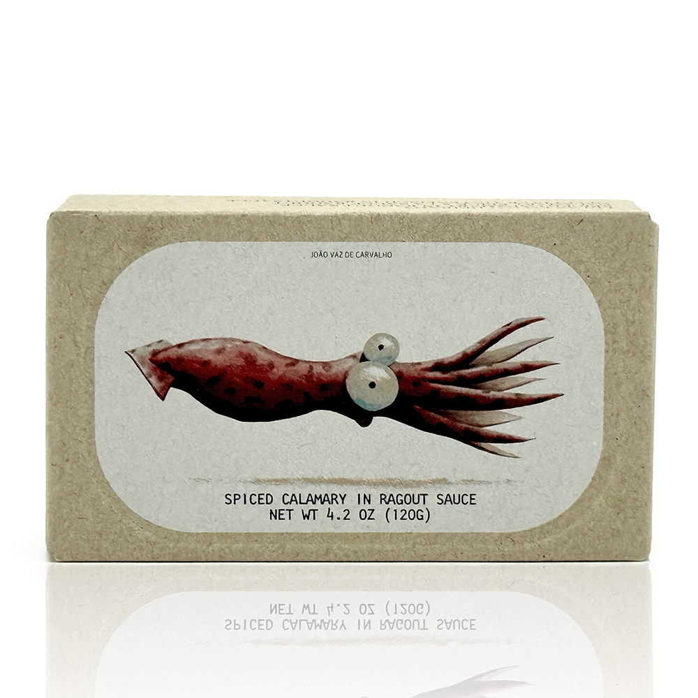 Gefüllte Kalmartuben in Ragoutsauce, 120 g, Jose Gourmet