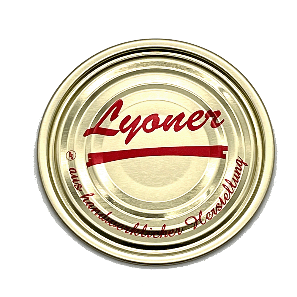 Dosendeckel -Lyoner- 99er (100 Stück)