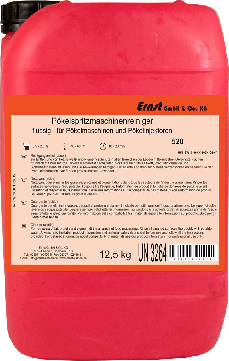 Pökelspritzmaschinenreiniger, flüssig, 12,5 Kg Pökelspritzmaschinenreiniger, flüssig, 12,5 Kg