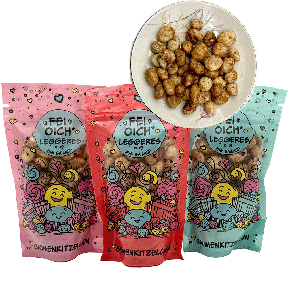 Schoko-Rumrosinen, 180 g, Gaumenkitzelchen - "Fei Oich Leggeres aus Sailauf"