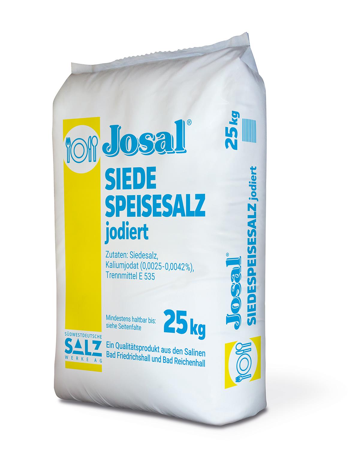 Kochsalz fein jodiert, 25 Kg