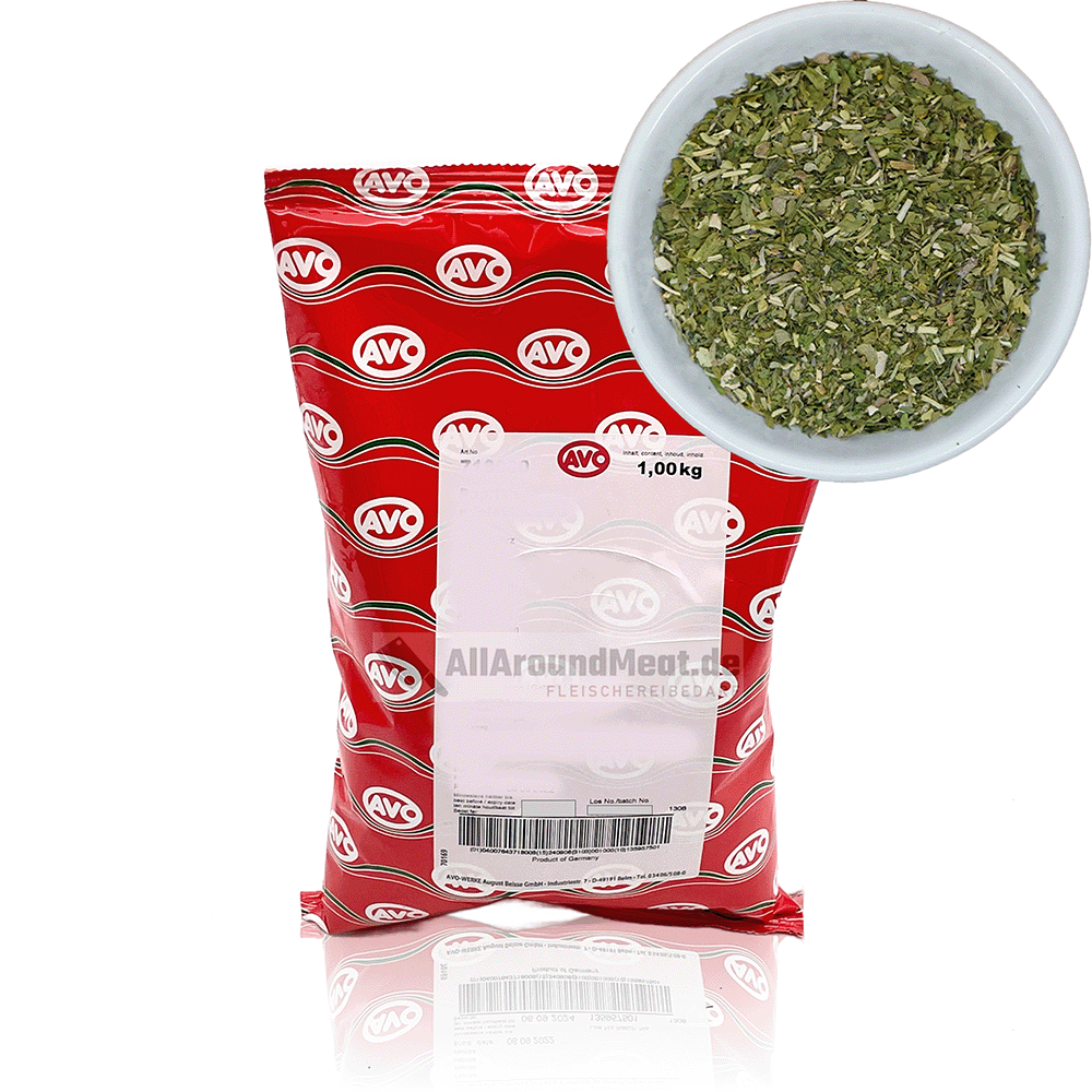 Kräutermischung Wild für Wildbratwurst und Wildspezialitäten, 1 Kg, AVO