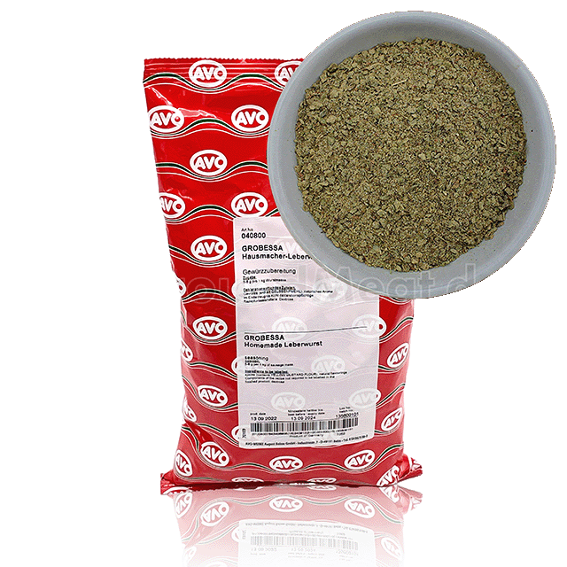 Grobessa Hausmacher-Leberwurst Gewürzzubereitung 1 Kg, AVO Grobessa Hausmacher-Leberwurst Gewürzzubereitung 1 Kg, AVO