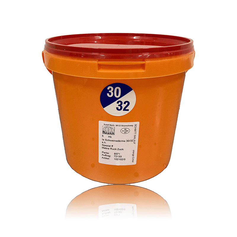 Schweinedärme 30/32 Ruck-Zuck füllfertig 5 x 90 m Gesamt: 450 m extra helle Qualität Schweinedärme 30/32 Ruck-Zuck füllfertig 5 x 90 m Gesamt: 450 m extra helle Qualität