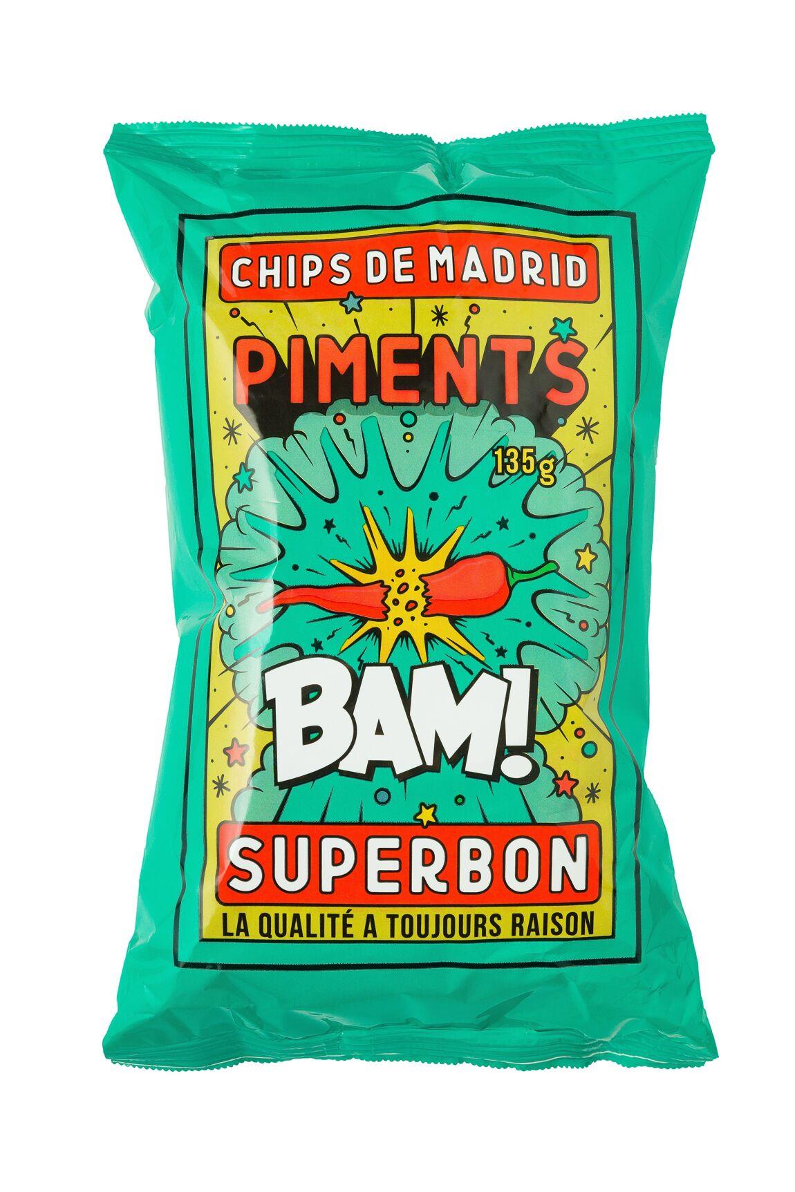 Chips Superbon Piments 135 g Beutel