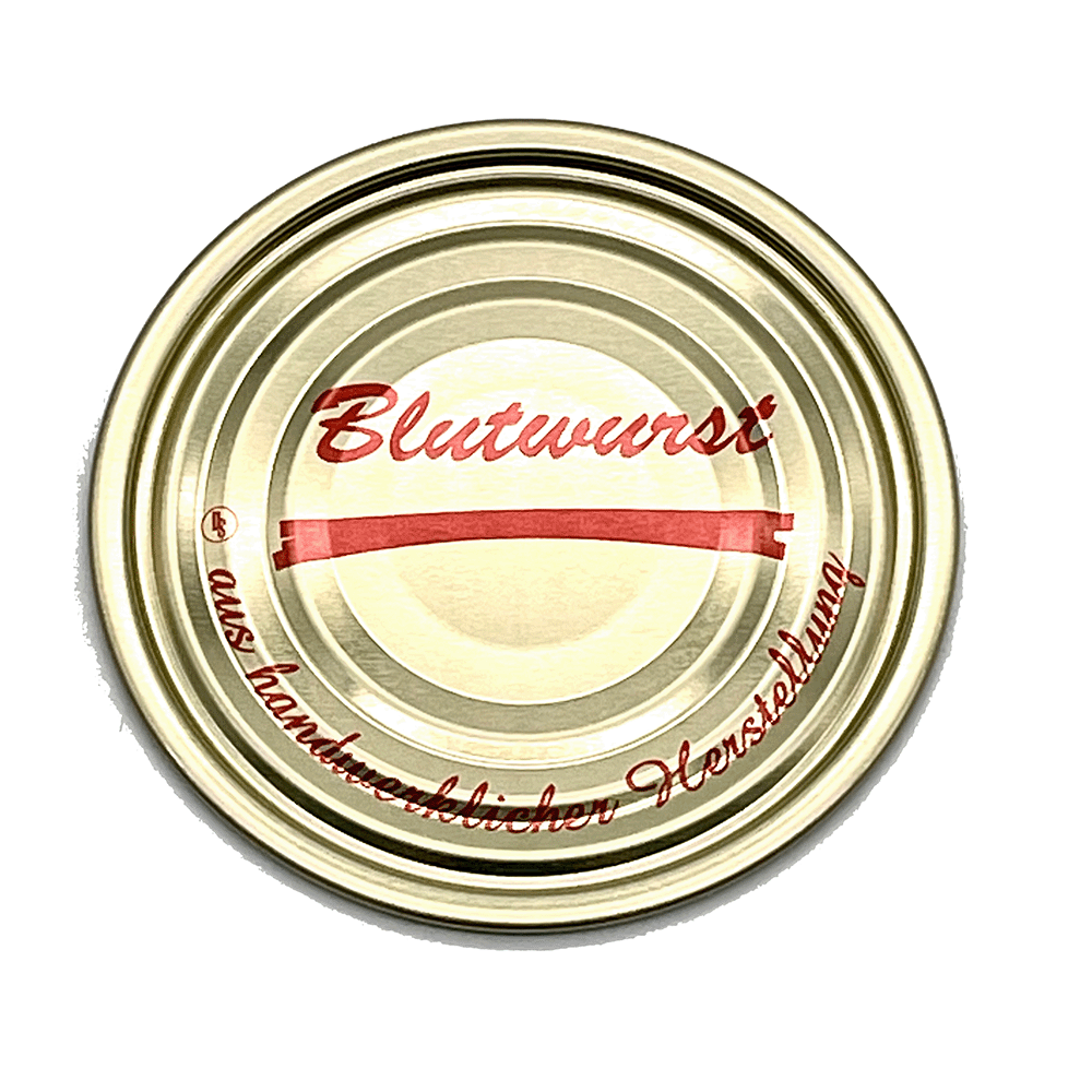 Dosendeckel -Blutwurst- 99er (100 Stück)