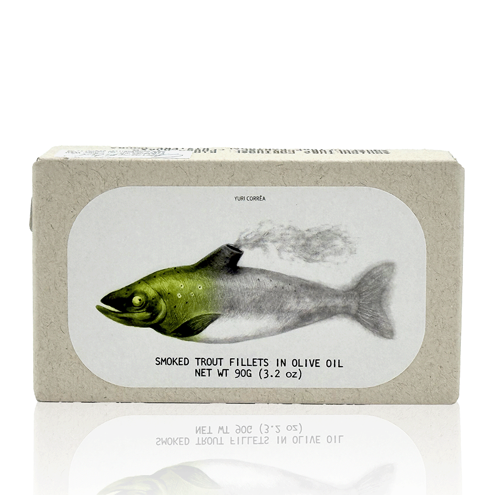 Geräucherte Forellenfilets in nativem Olivenöl extra, 90 g, Jose Gourmet