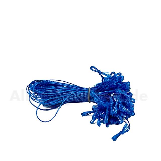 Wurstgarn-Schlaufen blau 100 Stück pro Bund Wurstgarn-Schlaufen blau 100 Stück pro Bund