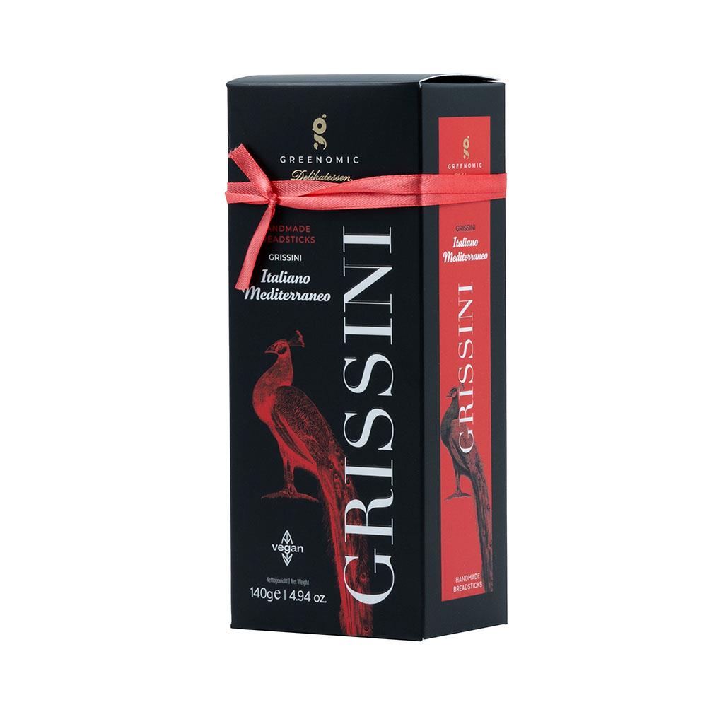 Grissini Italiano Mediterraneo 140 g Handmade Greenomic Grissini Italiano Mediterraneo 140 g Handmade Greenomic