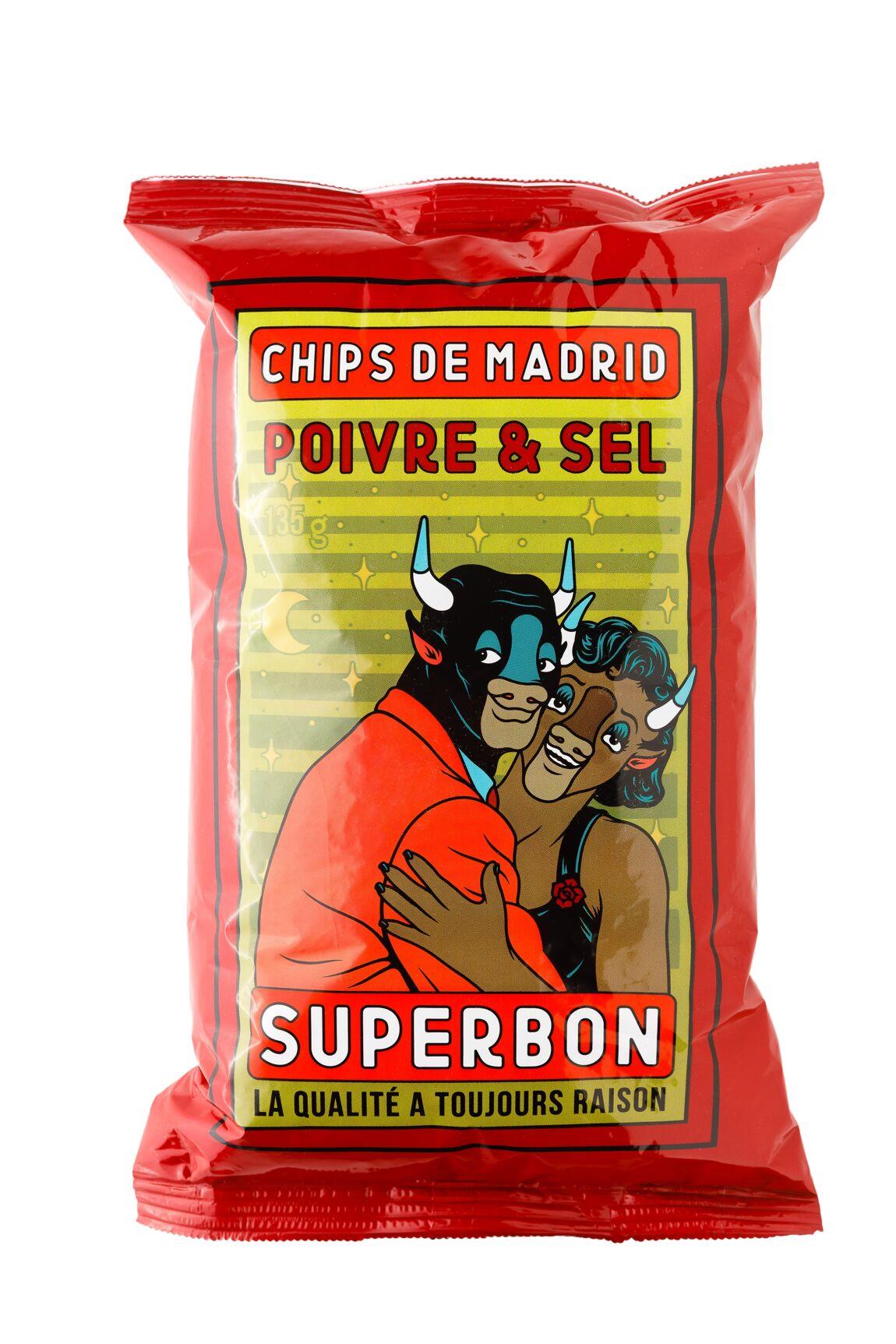 Chips Superbon Poivre & Sel 135 g Beutel