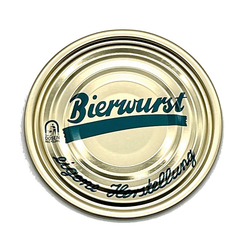 Dosendeckel -Bierwurst- 99er (100 Stück)