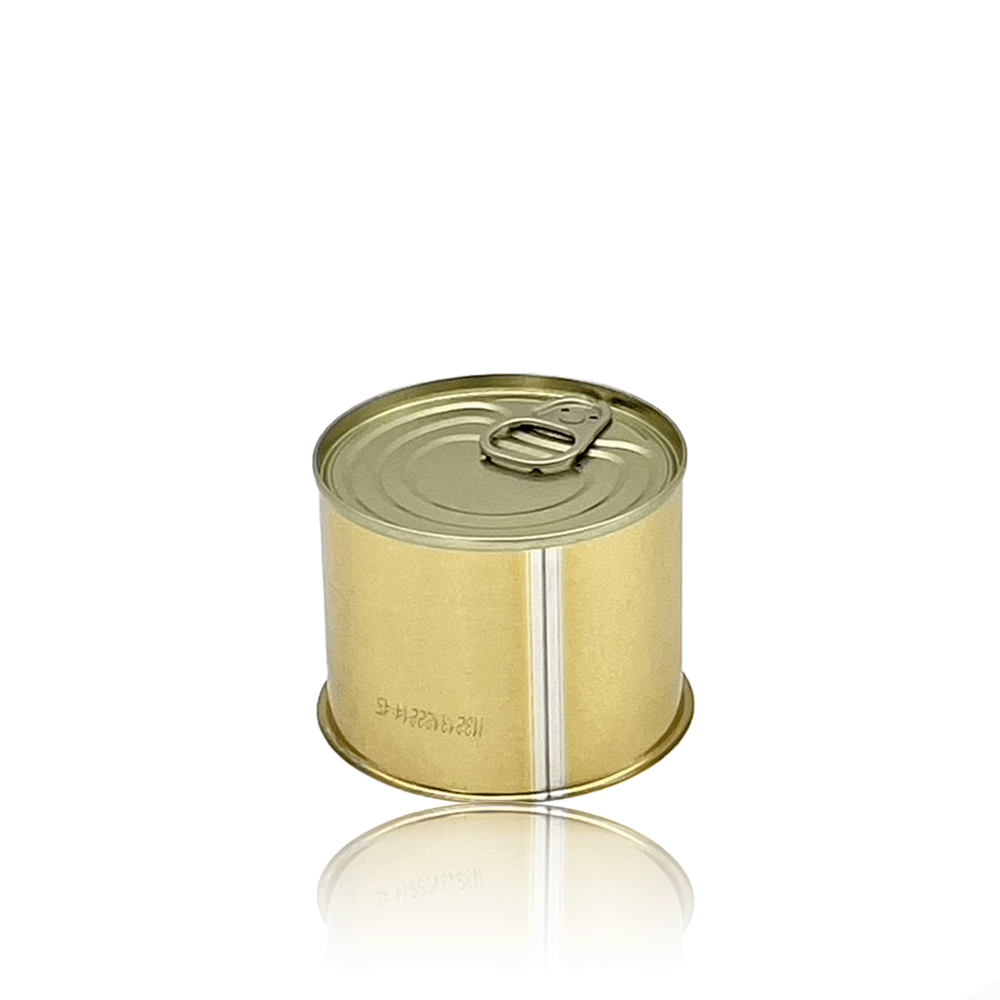 Konservendose 73 mm x 58 mm, 200 ml, Aufreiß (200 Stück), Weißblechdose, Wurstdose, Falzdeckeldose Konservendose 73 mm x 58 mm, 200 ml, Aufreiß (200 Stück), Weißblechdose, Wurstdose, Falzdeckeldose