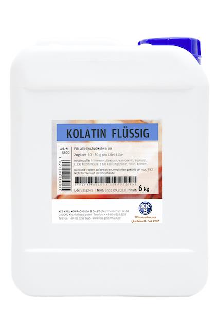Kolatin fluessig, 6 kg, Kanister, KKS, Zusatz für Pökel-Lake Kolatin fluessig, 6 kg, Kanister, KKS, Zusatz für Pökel-Lake