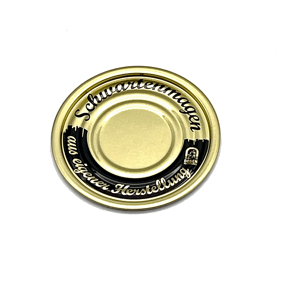 Dosendeckel -Schwartenmagen- 73er (100 Stück), Falzdeckel
