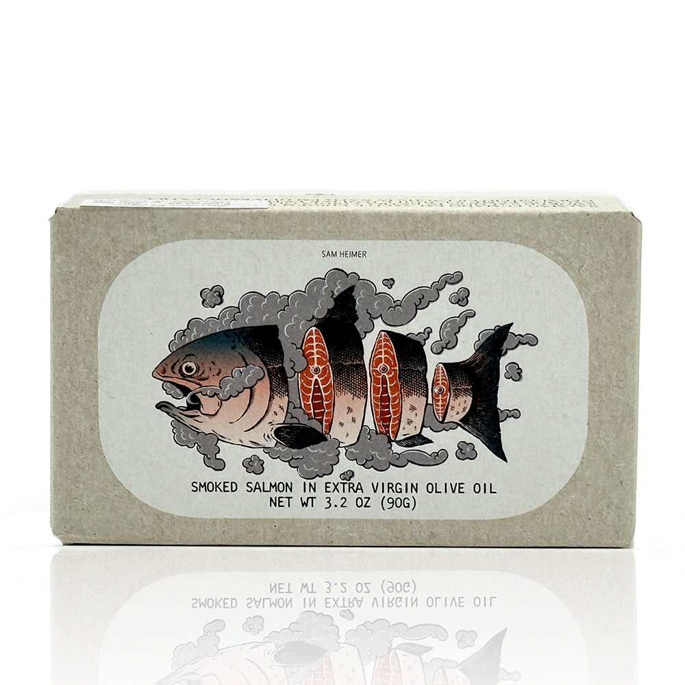 Geräuchertes Lachsfilet in nativem Olivenöl extra, 90 g, Jose Gourmet