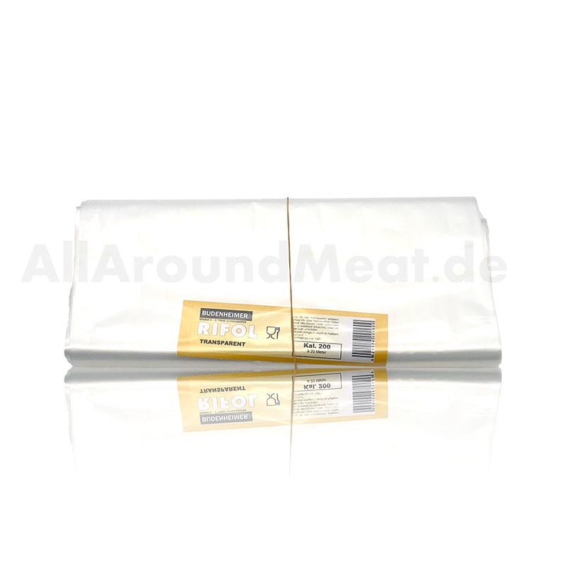 Budenheimer Rifol Sterildarm transparent, 200 mm x 20 m, Kunstdarm Budenheimer Rifol Sterildarm transparent, 200 mm x 20 m, Kunstdarm
