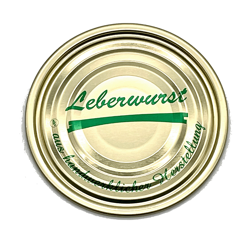 Dosendeckel -Leberwurst- 99er (100 Stück)