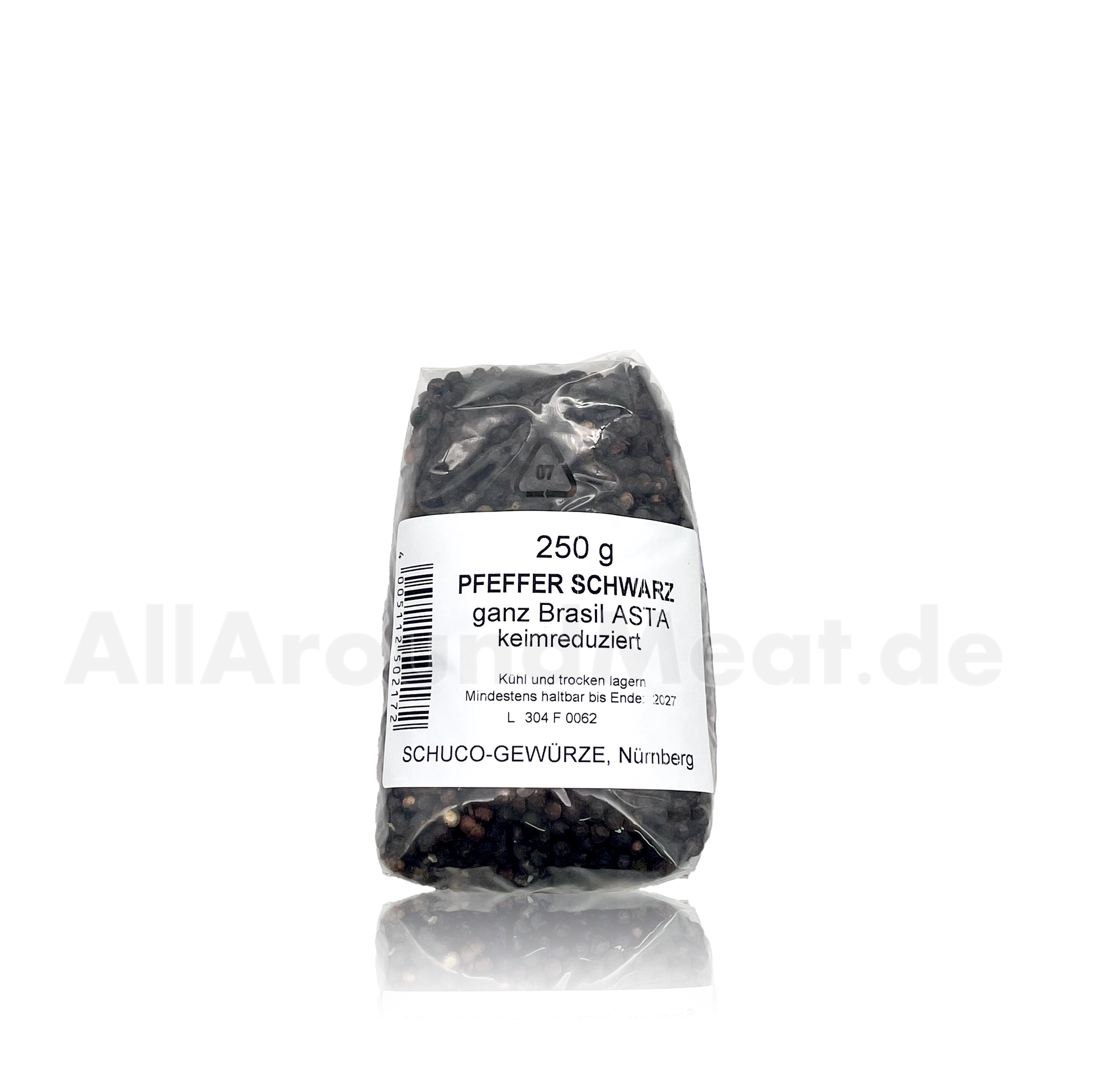 Pfeffer schwarz ganz 250 g Schuco