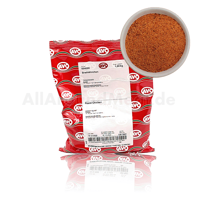 Brathähnchen Gewürzsalz 1 Kg, AVO Brathähnchen Gewürzsalz 1 Kg, AVO