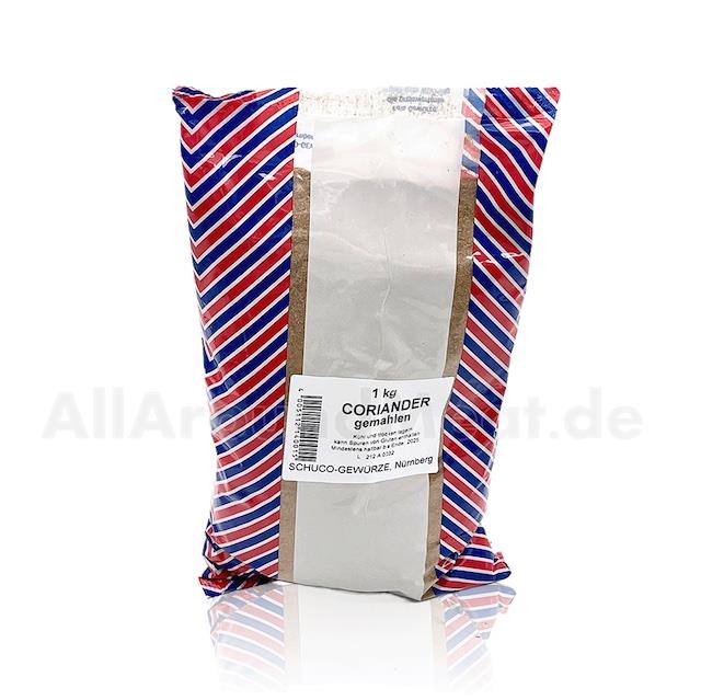 Coriander gemahlen 1 Kg, Schuco