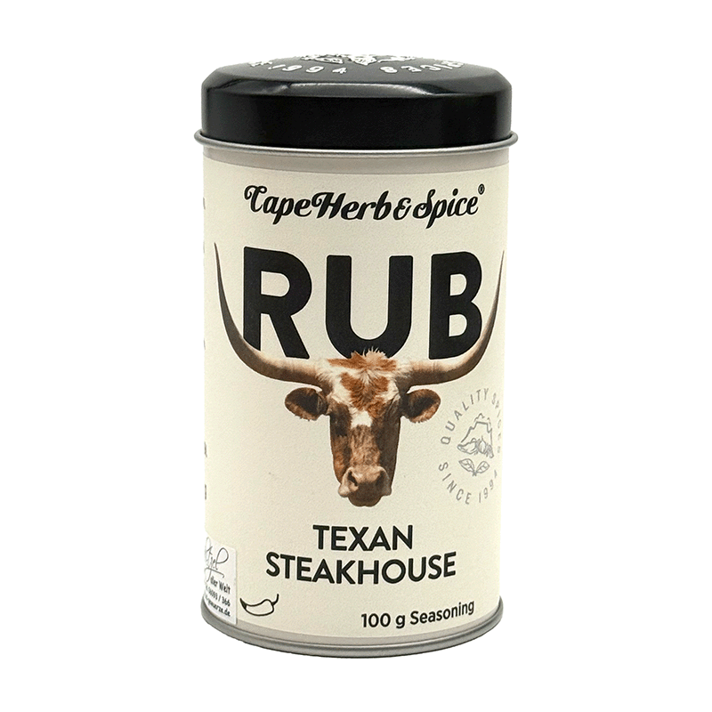 Cape Herb RUB Texan Steakhouse Rub, 100 g, Gewürzmischung