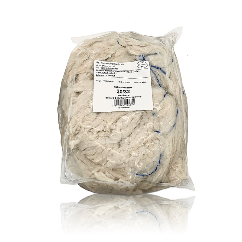 Schweinedärme 30/32 füllfertige europäische Ware 2 x 90 m Starfix, Profiqualität, Treiber Schweinedärme 30/32 füllfertige europäische Ware 2 x 90 m Starfix, Profiqualität, Treiber