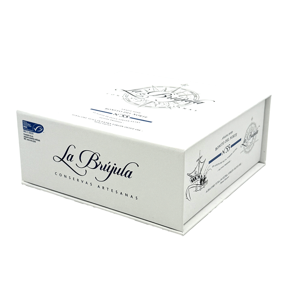 Thunfisch N°55 Thunfischfilet (Bonito) in Olivenöl extra, 990 g, La Brujula