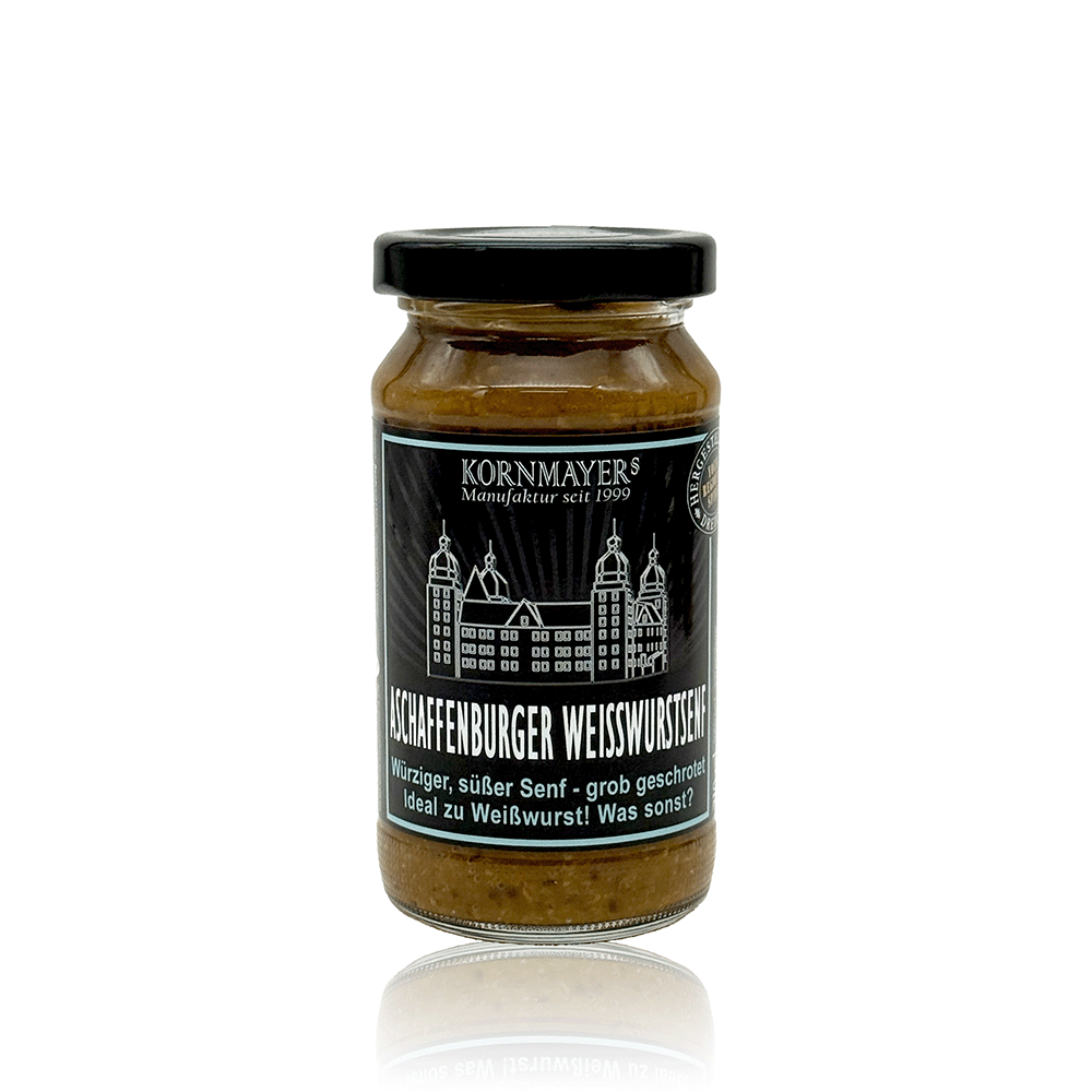 Aschaffenburger Weißwurstsenf, Kornmayers, 210 ml