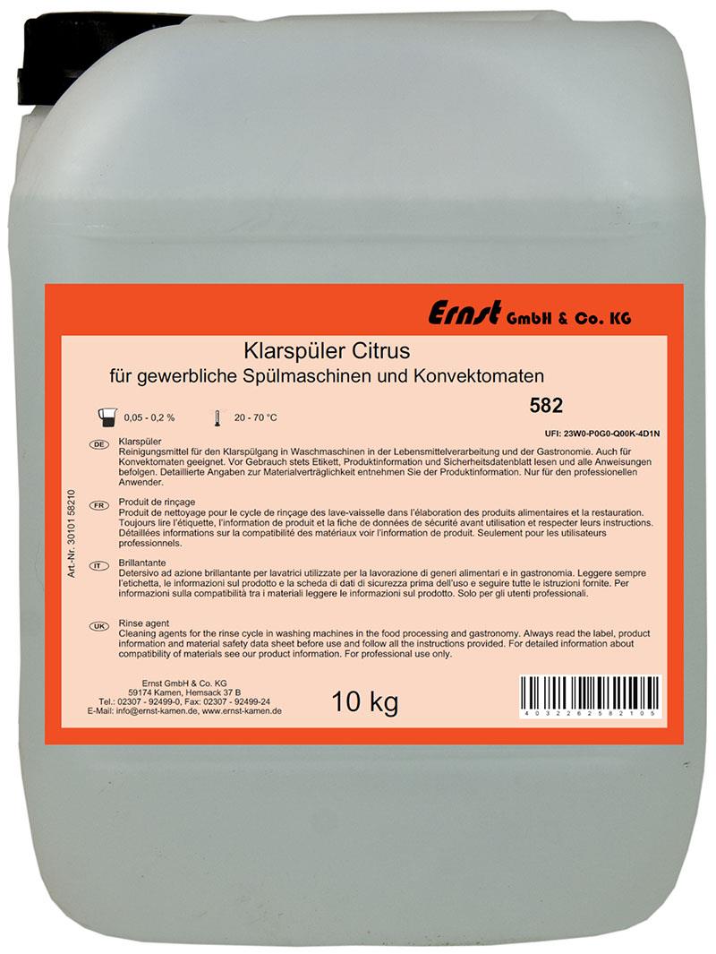 Klarspüler Citrus, flüssig,  10 Kg Klarspüler Citrus, flüssig,  10 Kg