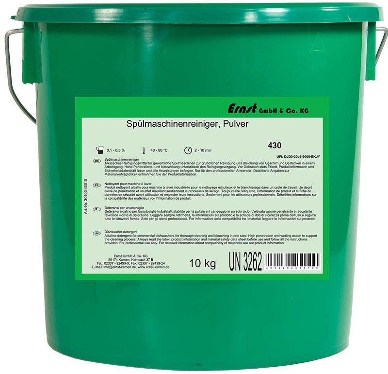 Spuelmaschinenreiniger, Pulver, 10 Kg Spuelmaschinenreiniger, Pulver, 10 Kg