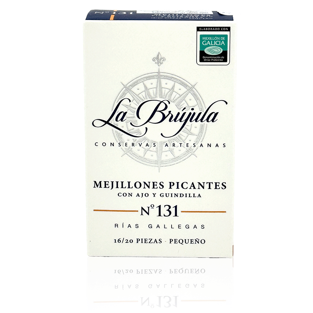 Pikante Miesmuscheln N° 131  (16-20 Stück)  110 g, La Brujula