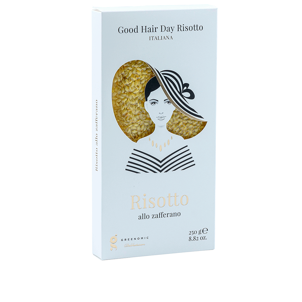 Good Hair Day Risotto allo zafferano, 250 g, Greenomic