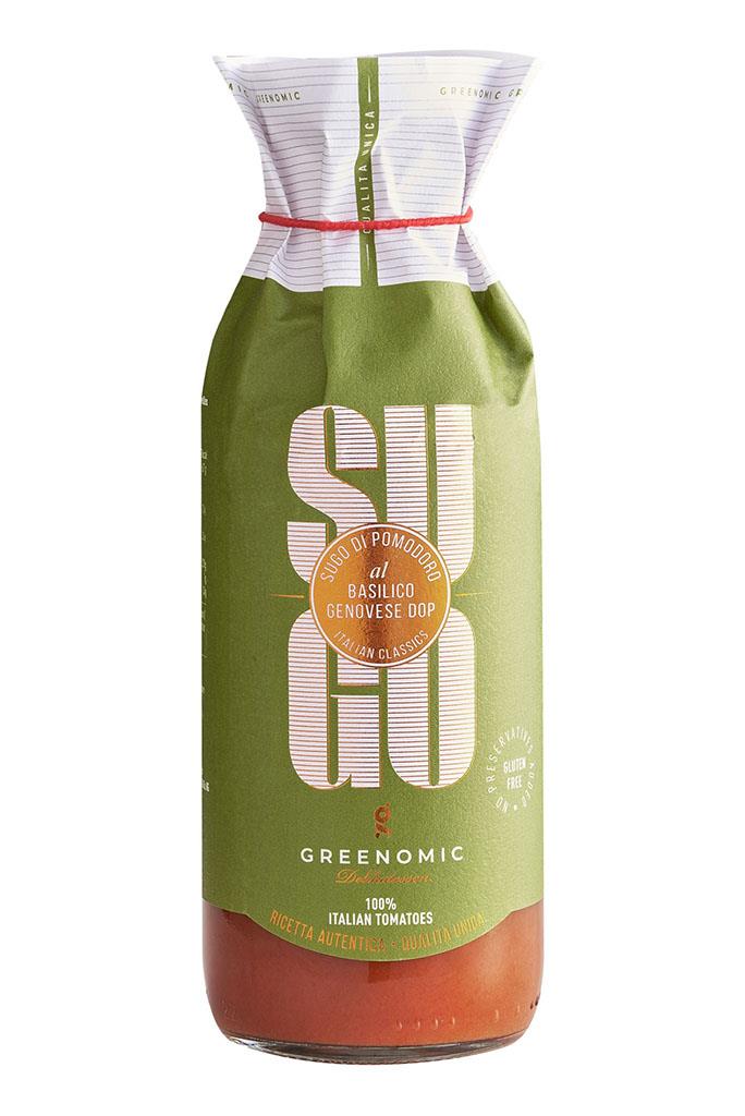 Sugo Chef Franceso Basilico Genovese 500 g, Greenomic Sugo Chef Franceso Basilico Genovese 500 g, Greenomic