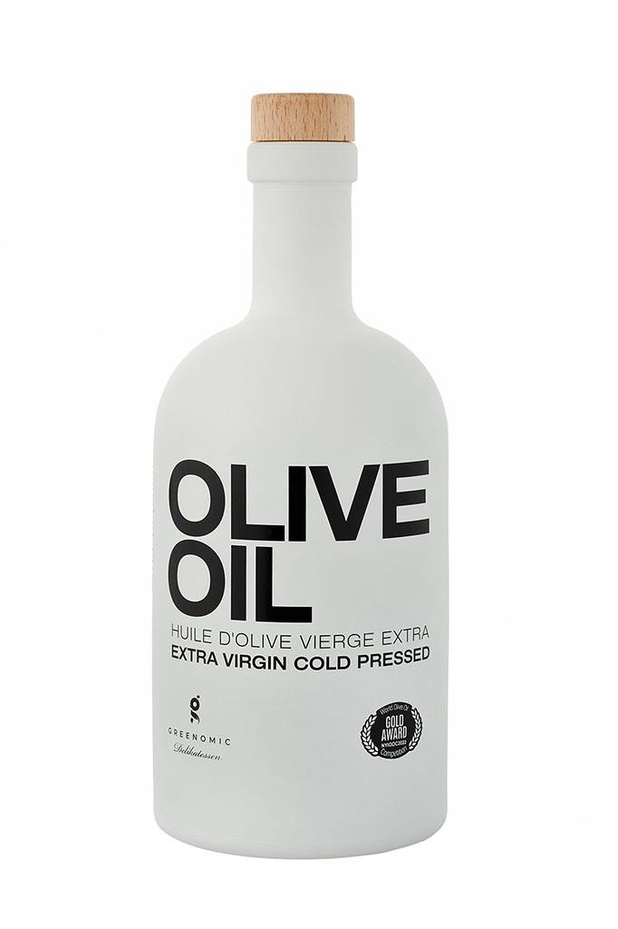 Olivenöl BIO Awarded White Ceramic-Design, 500 ml Greenomic Olivenöl BIO Awarded White Ceramic-Design, 500 ml Greenomic