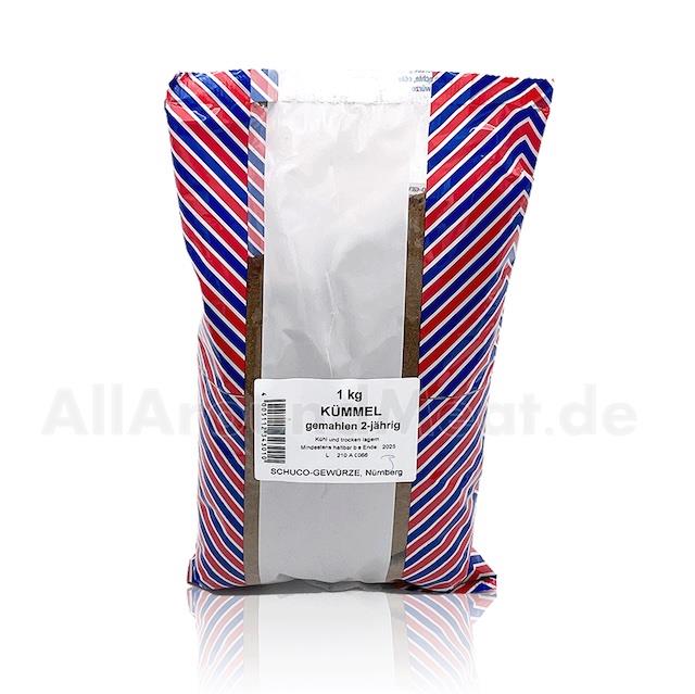 Kümmel gemahlen 2-jährig, 1 Kg, Schuco  Kümmel gemahlen 2-jährig, 1 Kg, Schuco