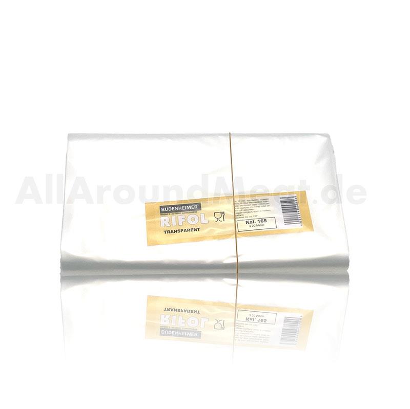 Budenheimer Rifol Sterildarm transparent, 165 mm x 20 m, Kunstdarm Budenheimer Rifol Sterildarm transparent, 165 mm x 20 m, Kunstdarm