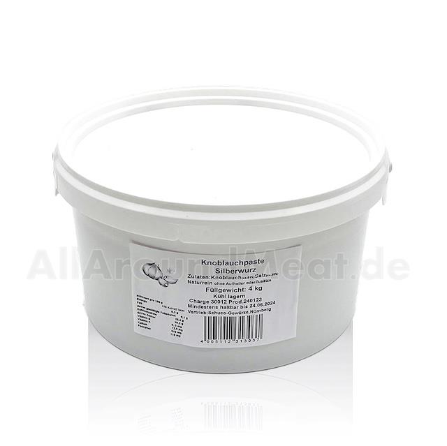 Knoblauchpaste Silberwurz, 4 Kg, Schuco