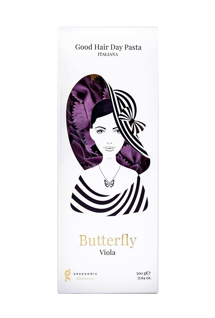 Good Hair Day Pasta,  Butterfly Viola 500 g, Greenomic