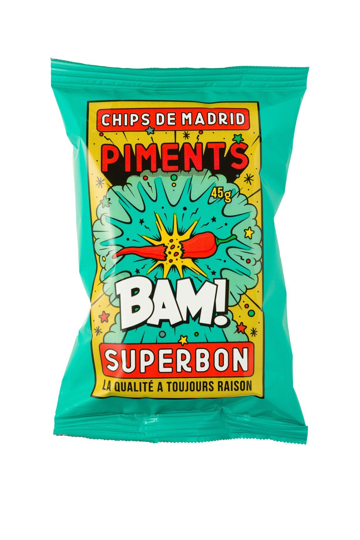 Chips Superbon Piments 45 g Beutel Chips Superbon Piments 45 g Beutel