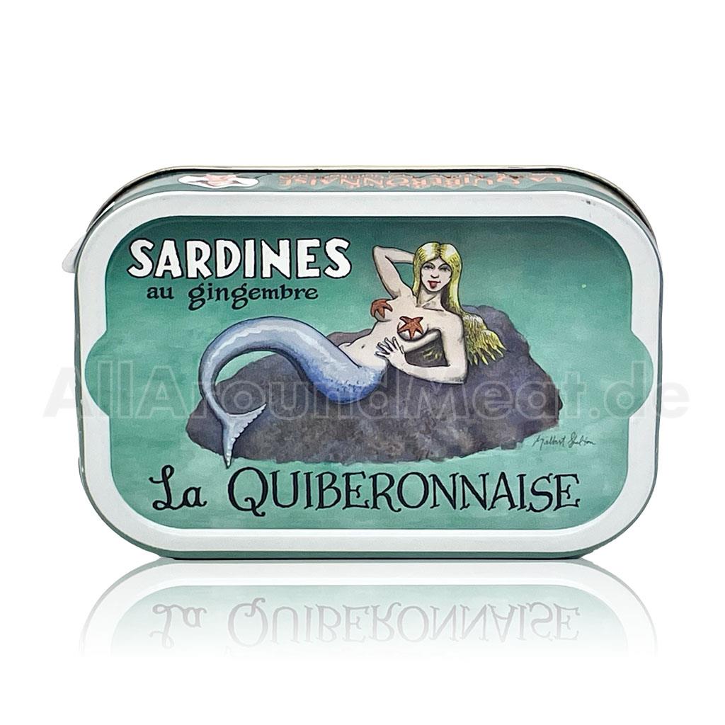 Sardinen au Gingembre (Ingwer), 115 g, La Quiberonnaise Sardinen au Gingembre (Ingwer), 115 g, La Quiberonnaise